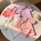 Футболка Petit Désir для дівчинки Basic Collar