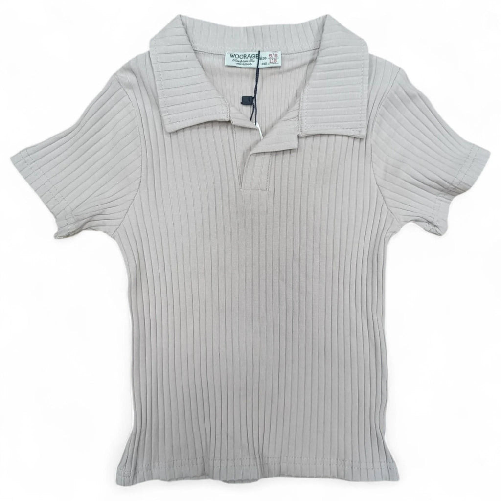 Футболка Petit Désir для дівчинки Basic Collar